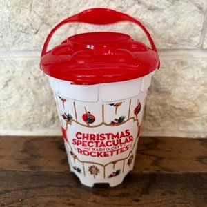 EUC The Radio City Christmas Spectacular Rockettes Souvenir Popcorn Container Bu